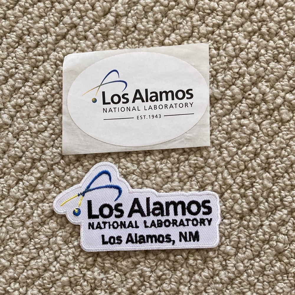 Los Alamos National Laboratory Stick & Iron On Patch Set Bundle Souvenir NWT
